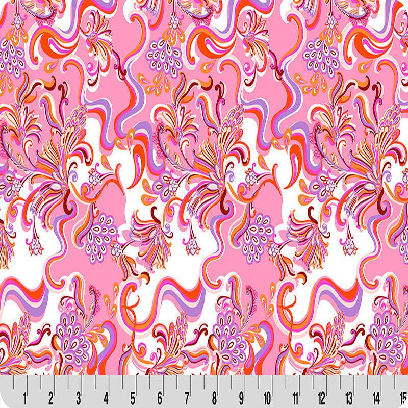 Fabric Shannon Pink Paisley Wanderlust Quilting Cuddle by the Quarter Yard QC-WLPAISLEY-PINK