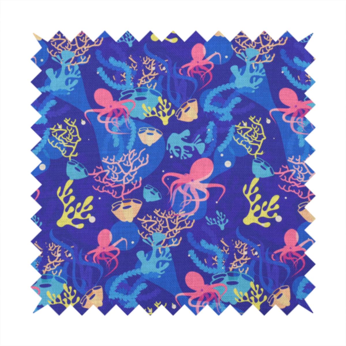 Neon Deep Sea Upholstery Fabric DP-235