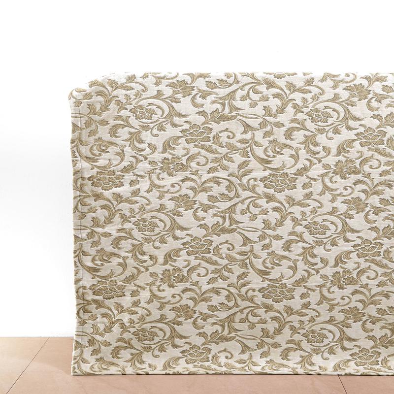 'Amaryllis' Fabric by the Metre (Beige/ Brown)