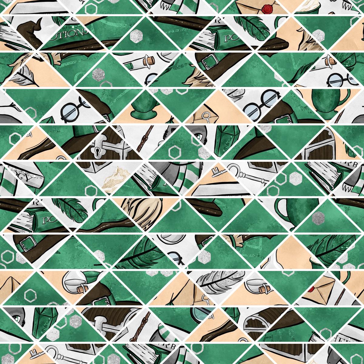 Wizard Magic School Pattern 27 Quilting Cotton Fabric