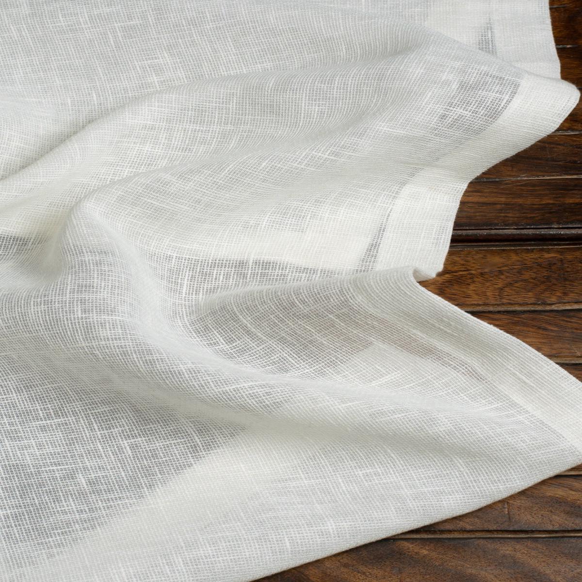 'Light Ecru' Fabric by the Yard (Milky White)