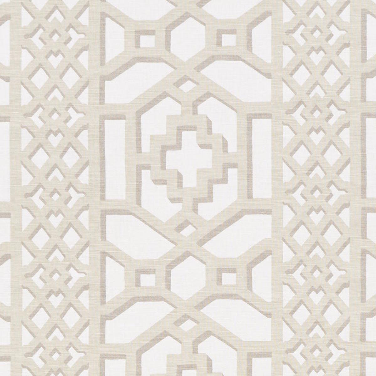 Zanzibar Trellis Matte Sand Fabric