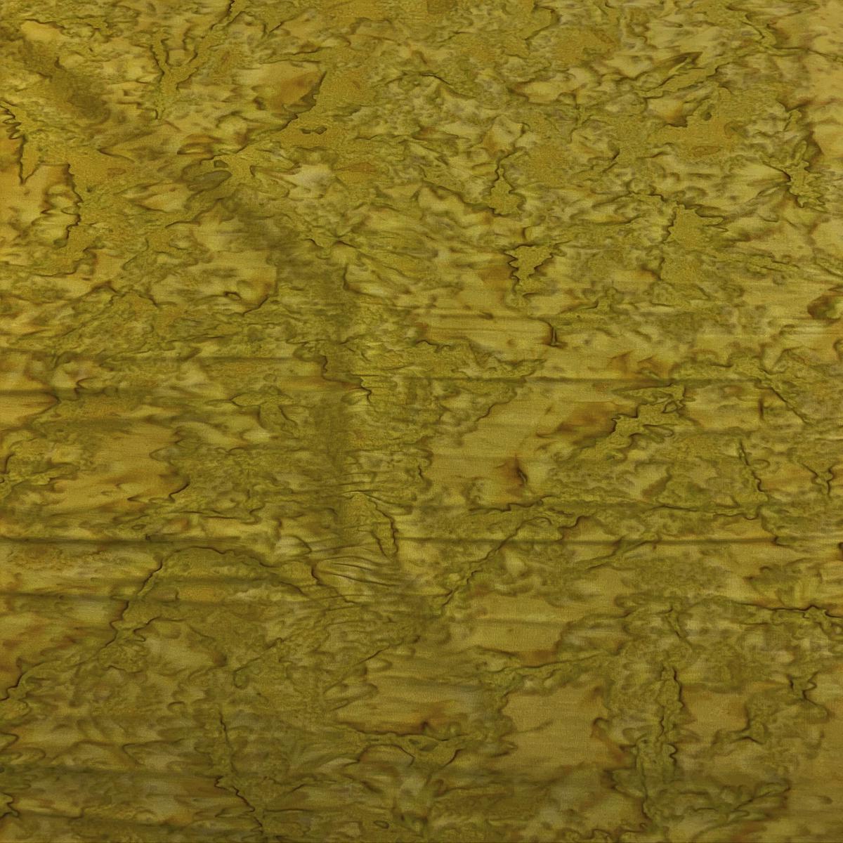 Yellow Green Shadows - Banyan Batik Tone on Tone 100% Cotton Fabric