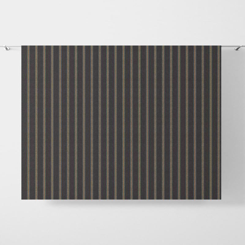 'Lake Shadow' Fabric by the Metre (Midnight Blue/ Charcoal Grey)