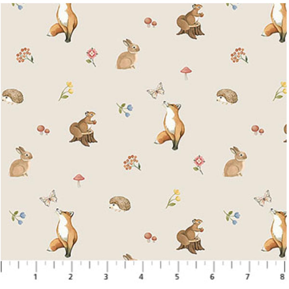 Woodland Heart-Biege Multi-Mini Animals