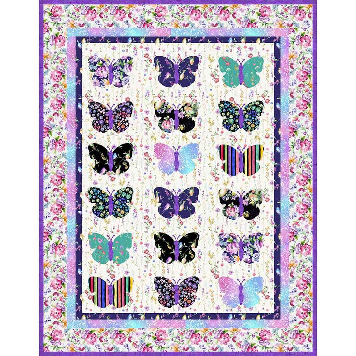 Wildflower Wings - Lisa Debee Schiller - Serafina by Whistler Studios - Windham Fabrics - Quilt Kit