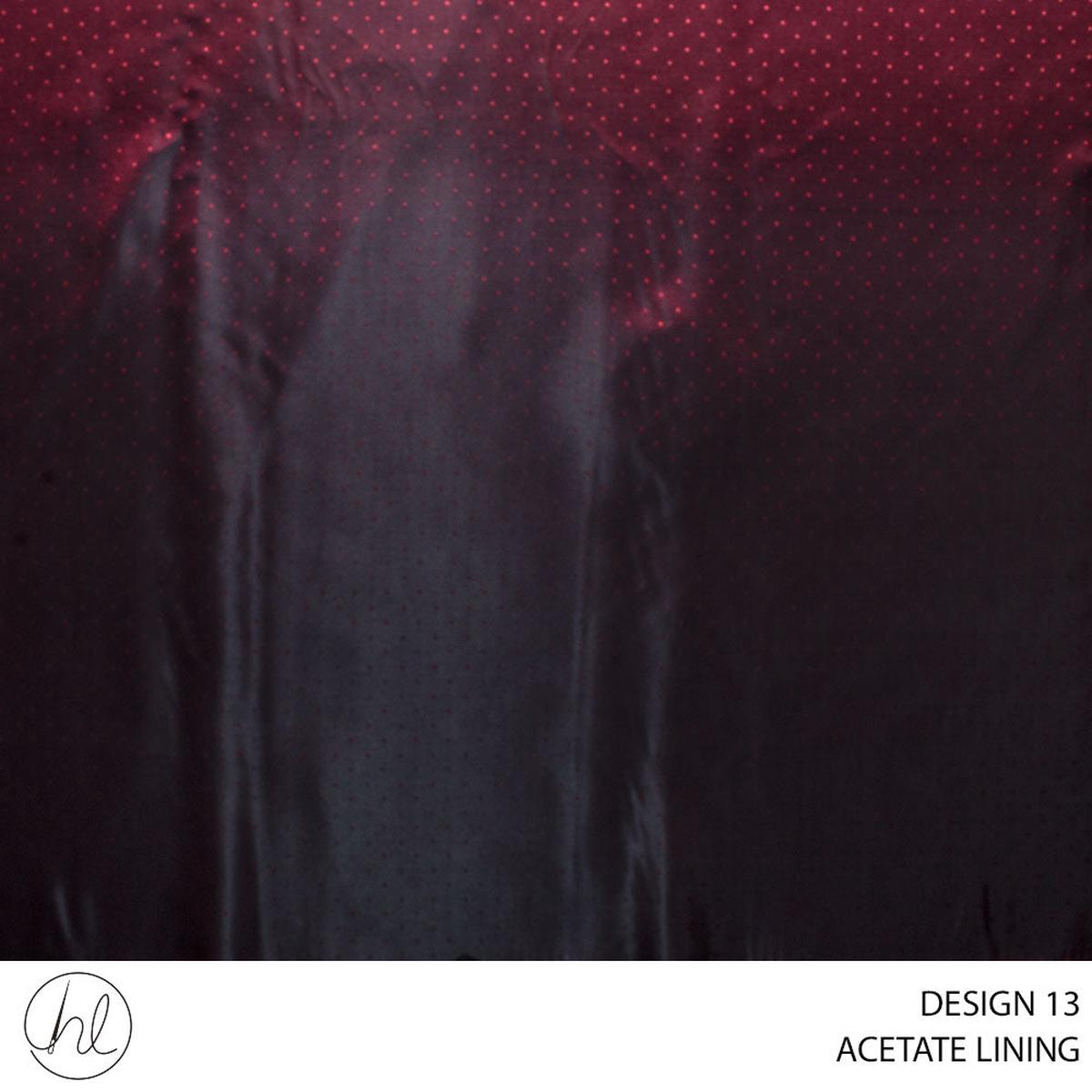 ACETATE LINING DOTS FABRIC BURGANDY ROLL ROLL 001