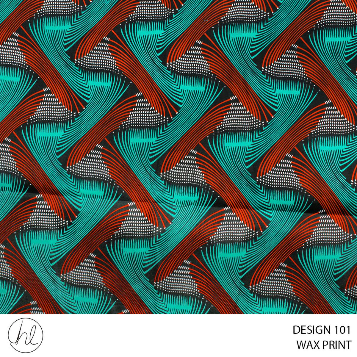 WAX PRINT HI TARGET FABRIC SEA GREEN ROLL ROLL 001