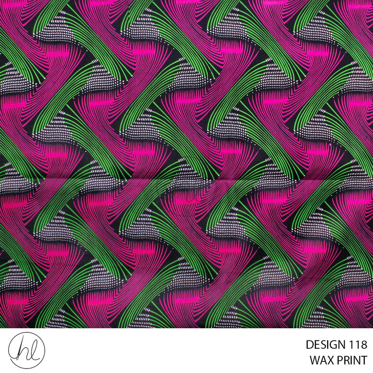 WAX PRINT HI TARGET FABRIC APPLE GREEN ROLL ROLL 012