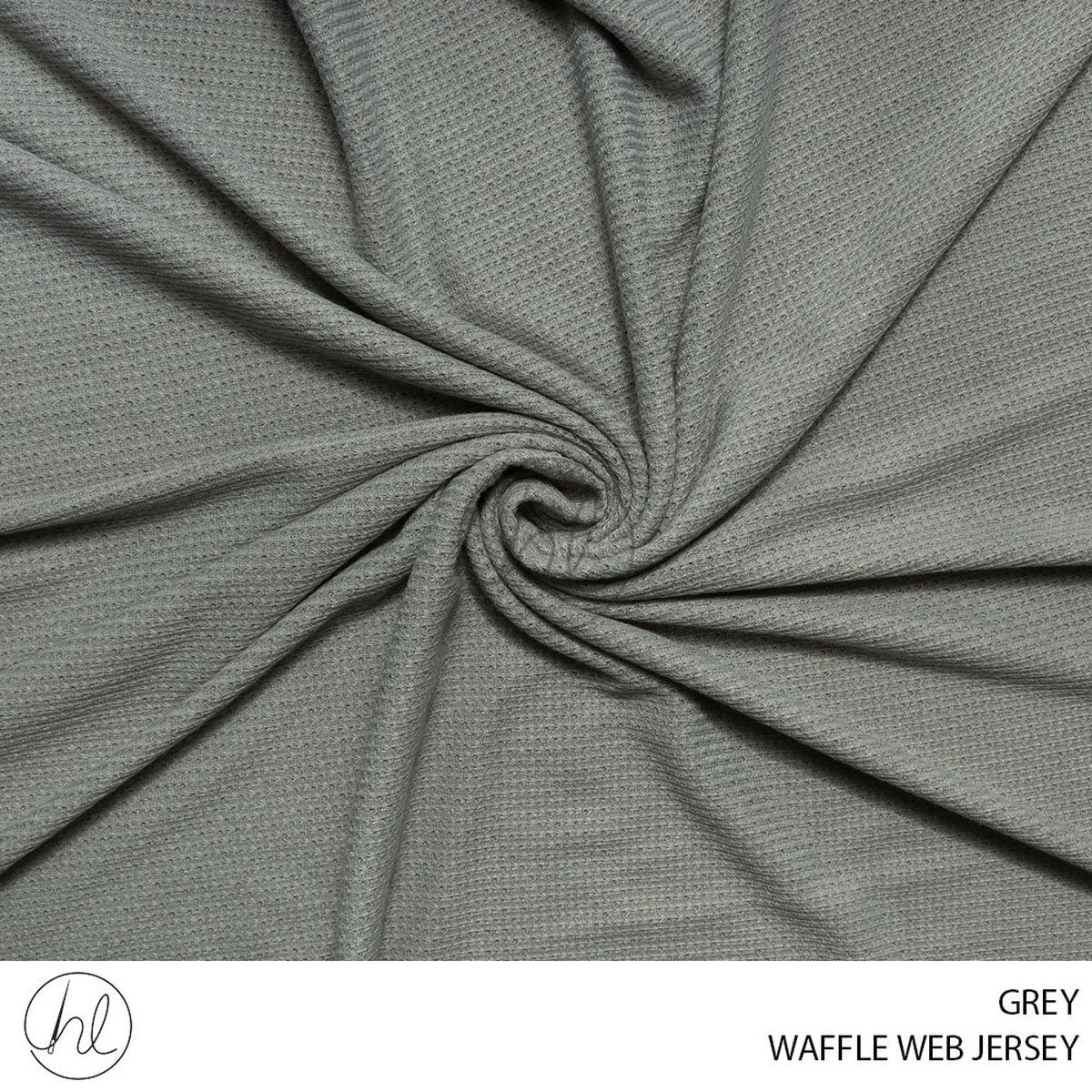 WAFFLE WEB JERSEY 51 GREY 150CM PER M