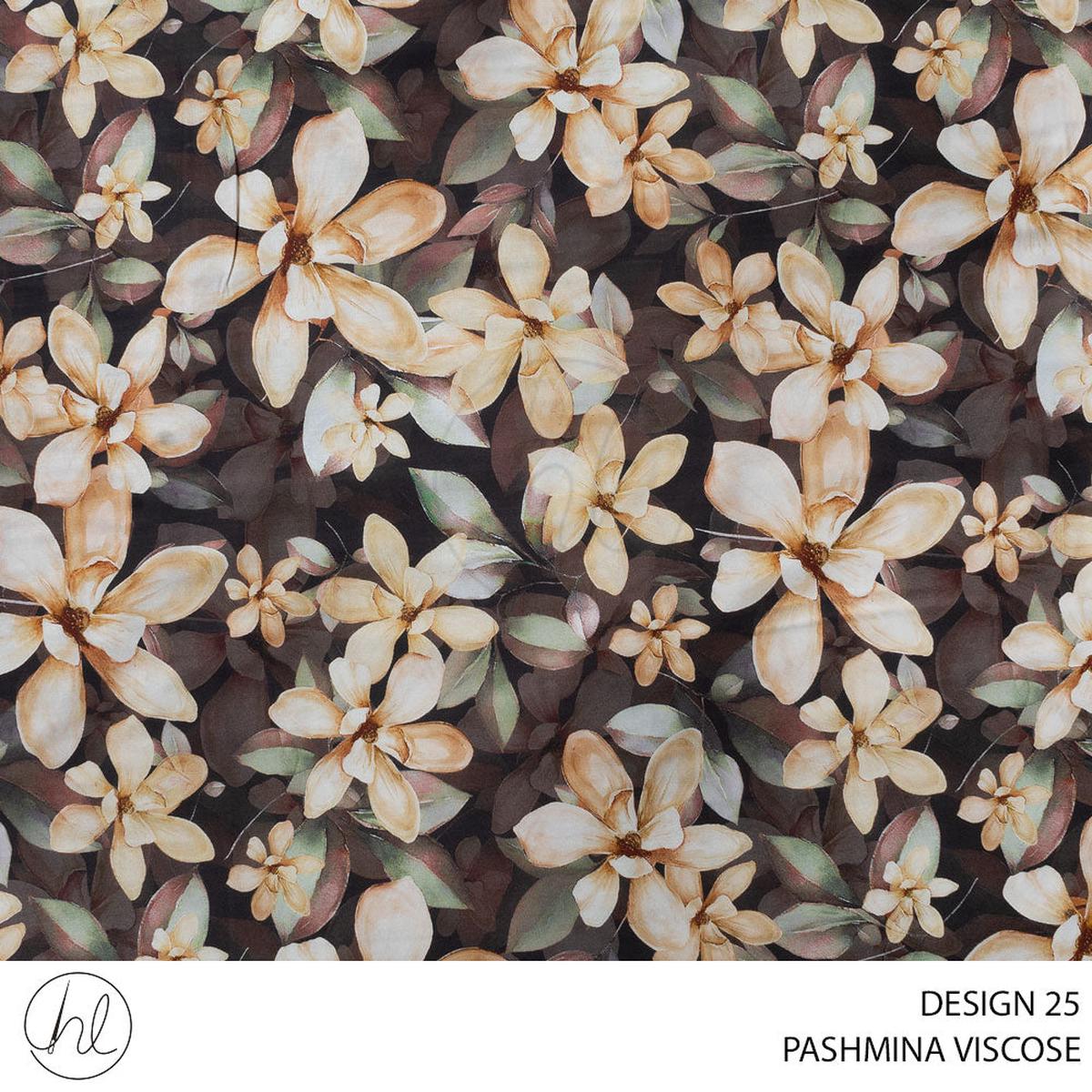VISCOSE PASHMINA FABRIC 150CM BEIGE ROLL ROLL 001