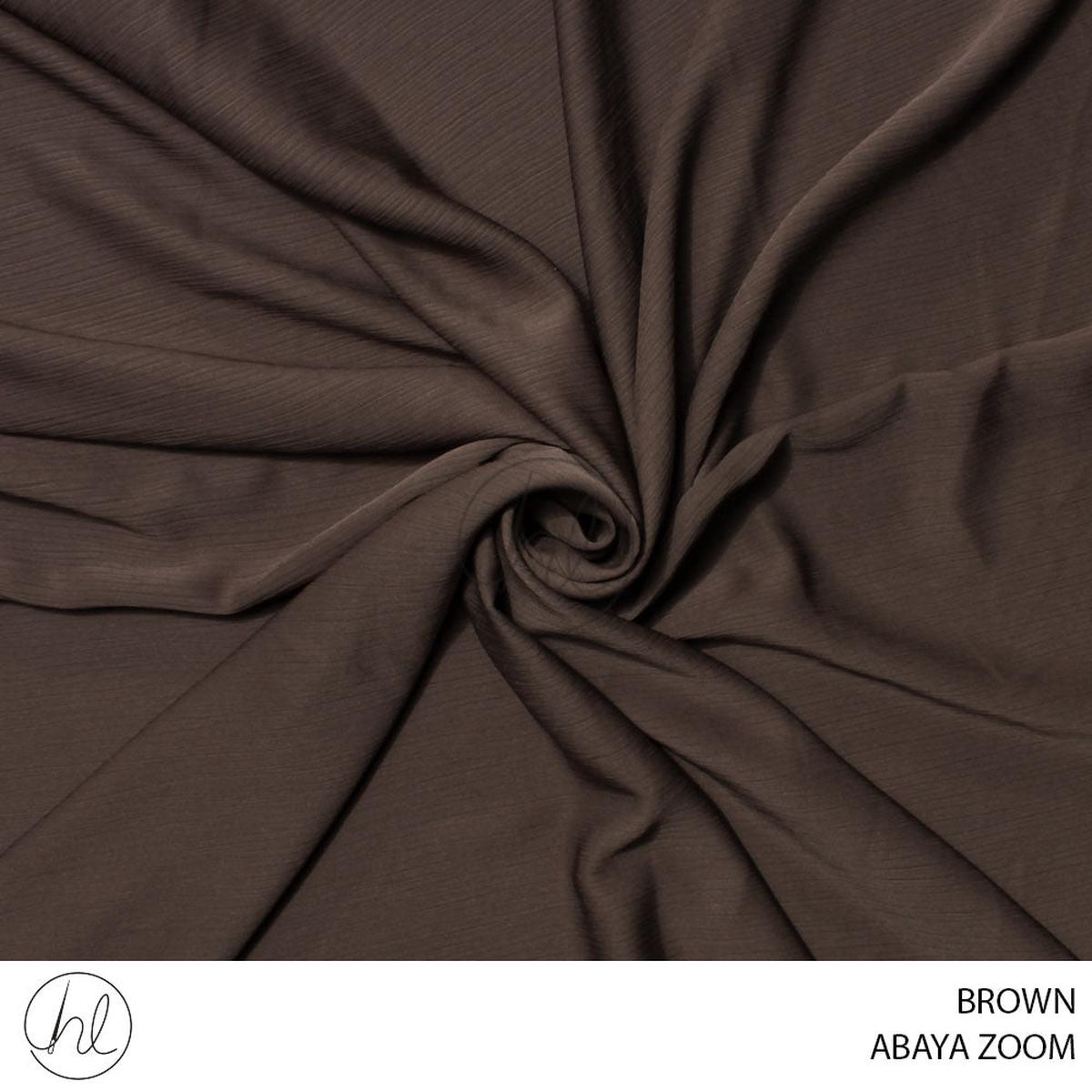 ABAYA ZOOM 781 BROWN 150CM PER M
