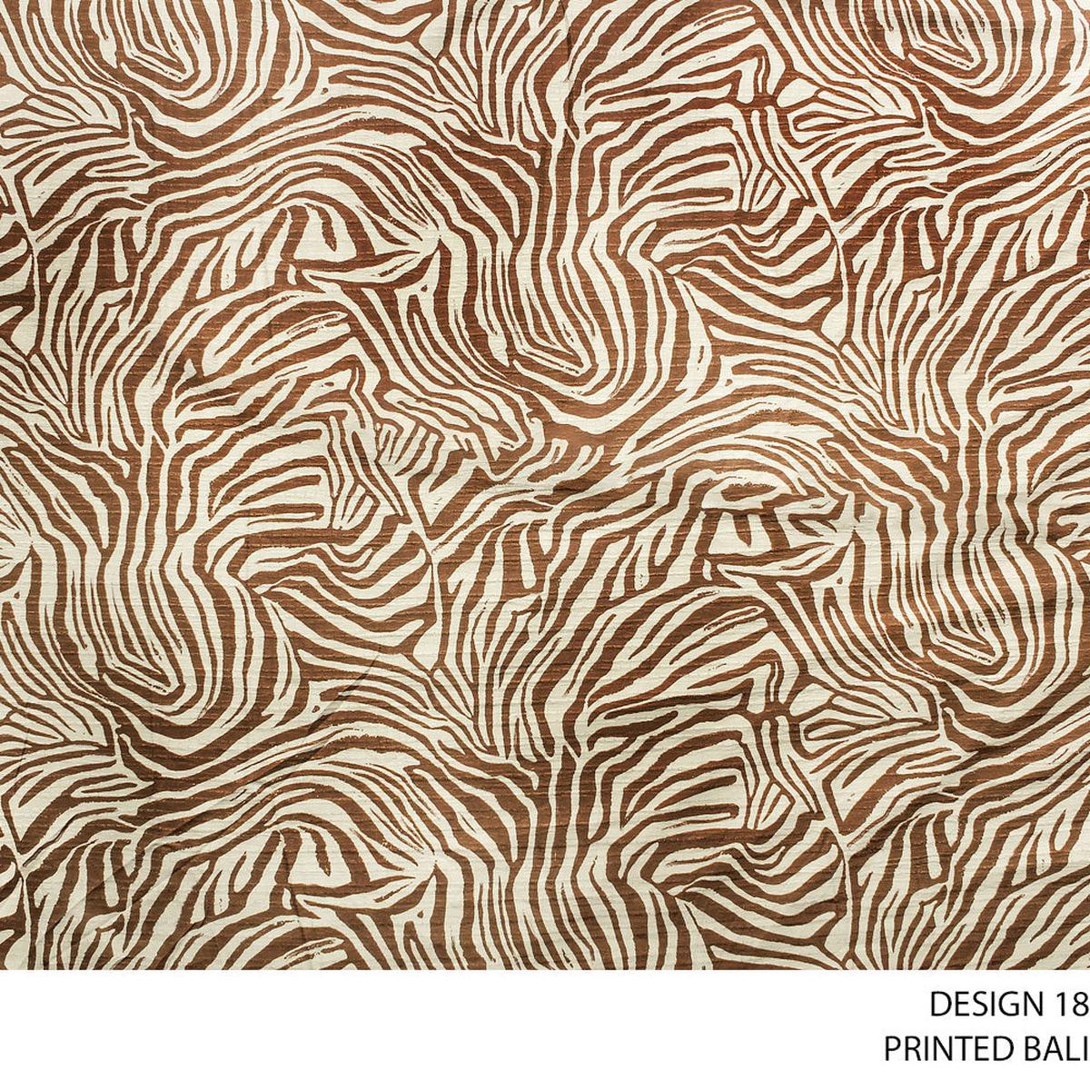 BALI PRINTED FABRIC D#3 150CM BROWN ROLL ROLL 001