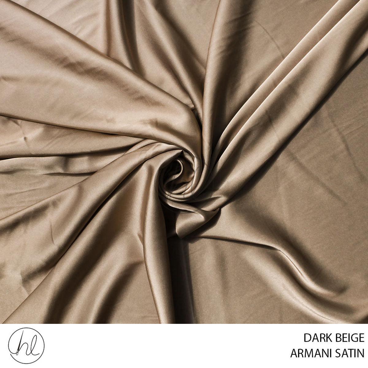 ARMANI SATIN (53) DARK BEIGE (150CM) PER M