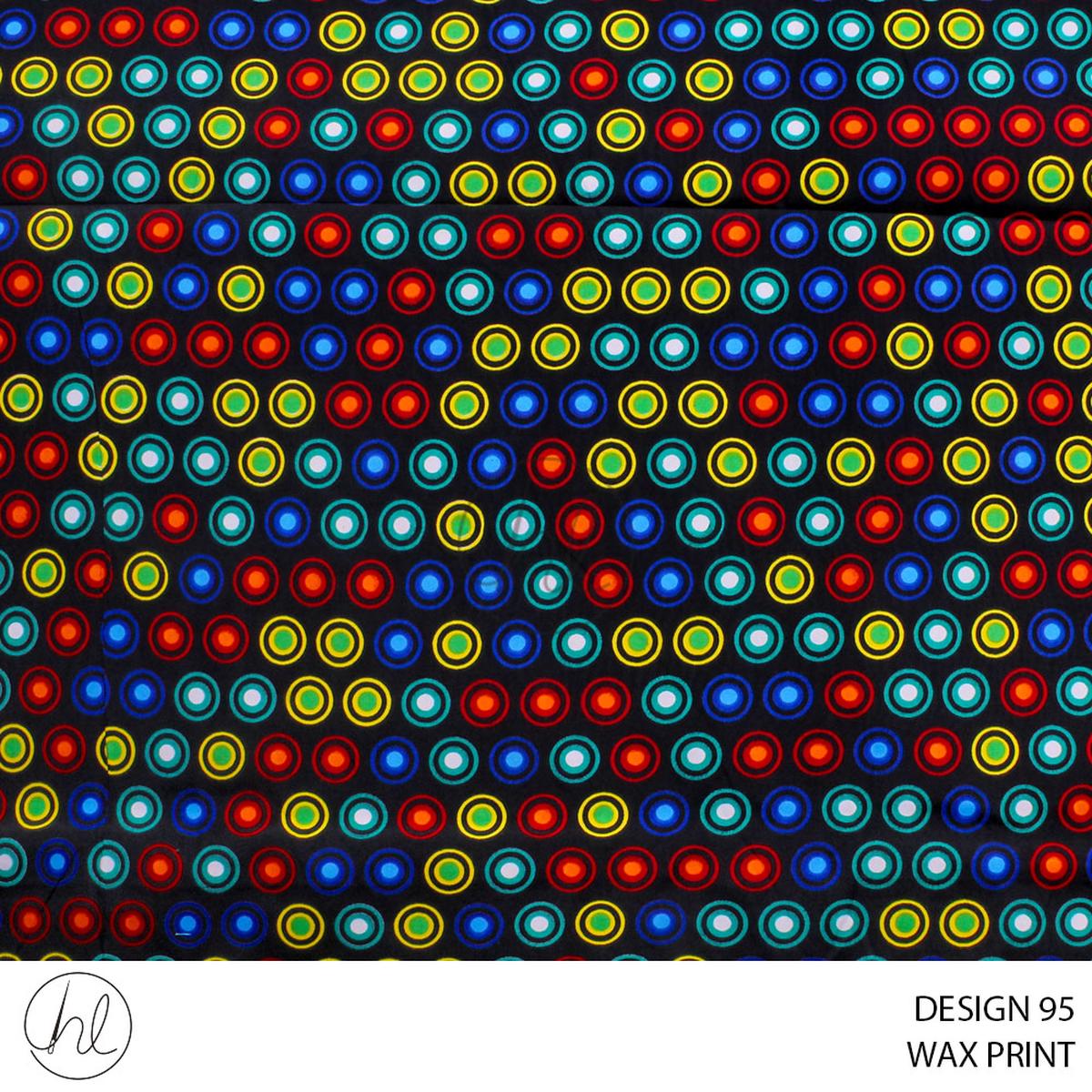 WAX PRINT HI TARGET FABRIC YELLOW ROLL ROLL 018