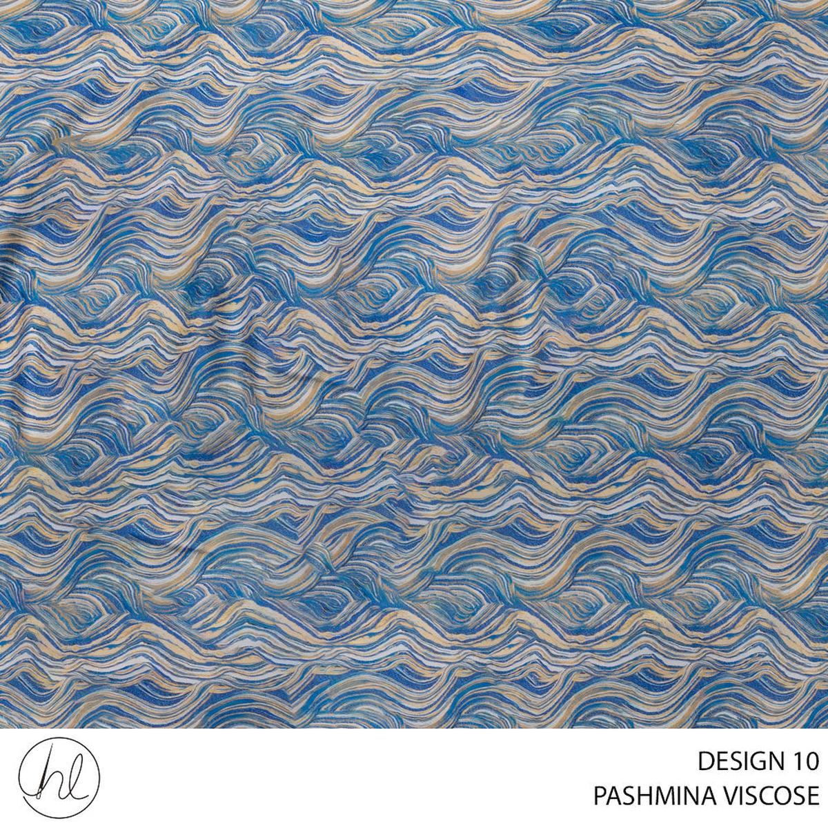 VISCOSE PASHMINA FABRIC 150CM TURQUOISE ROLL ROLL 002