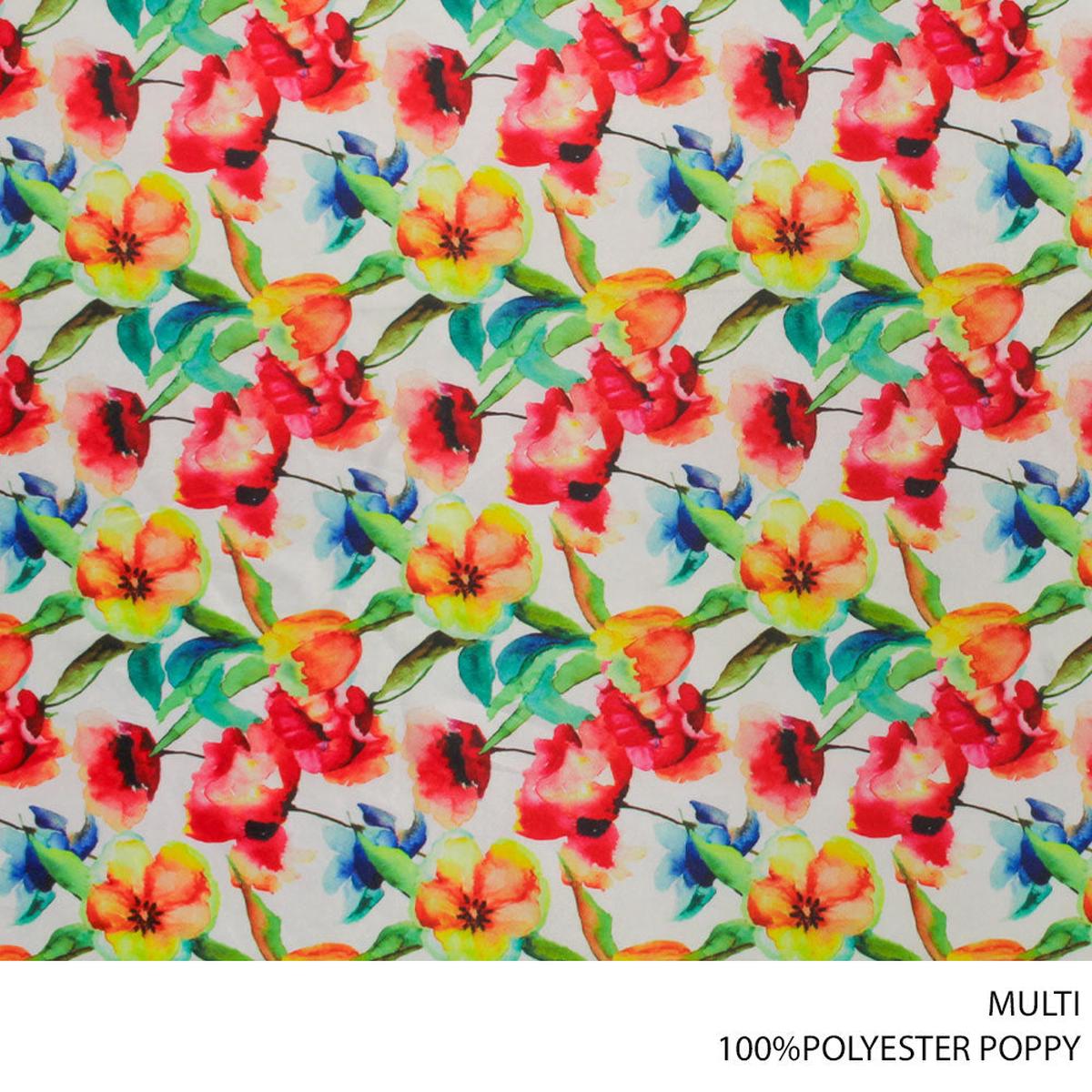 100% POLYESTER POPPY MULTI ROLL ROLL 001