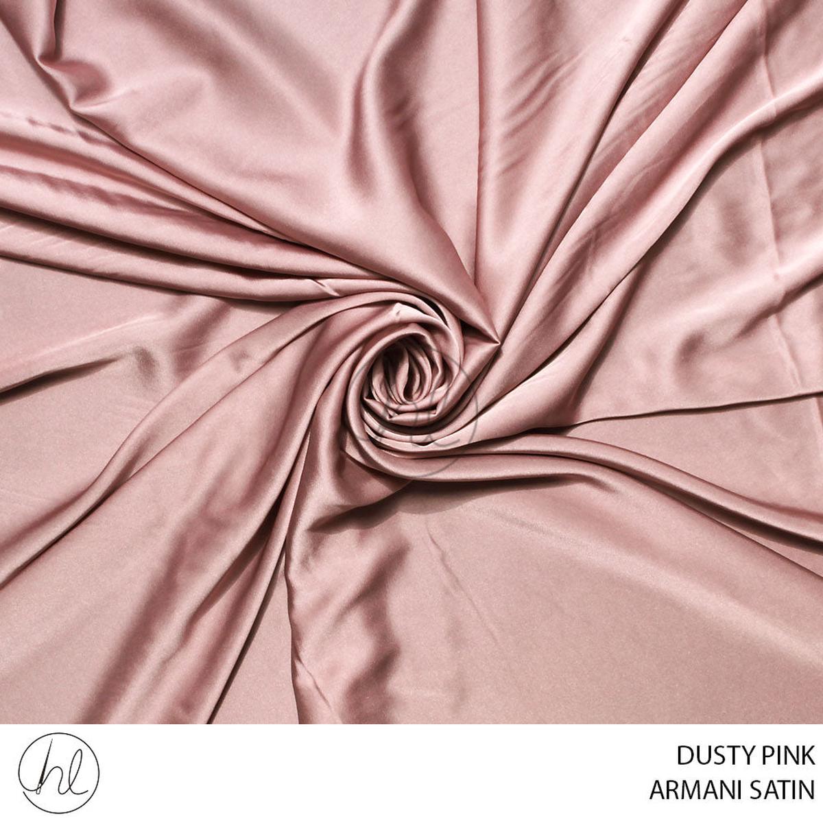 ARMANI SATIN 53 DUSTY PINK 150CM PER M