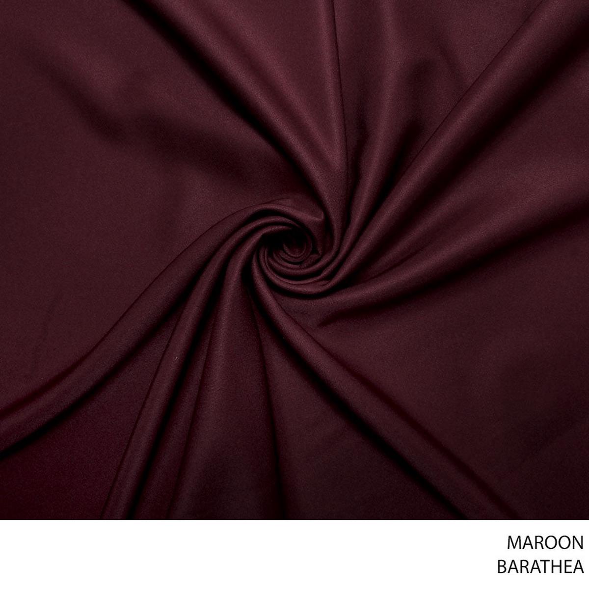 BARATHEA PLAIN FABRIC 150CM MAROON ROLL 001 1