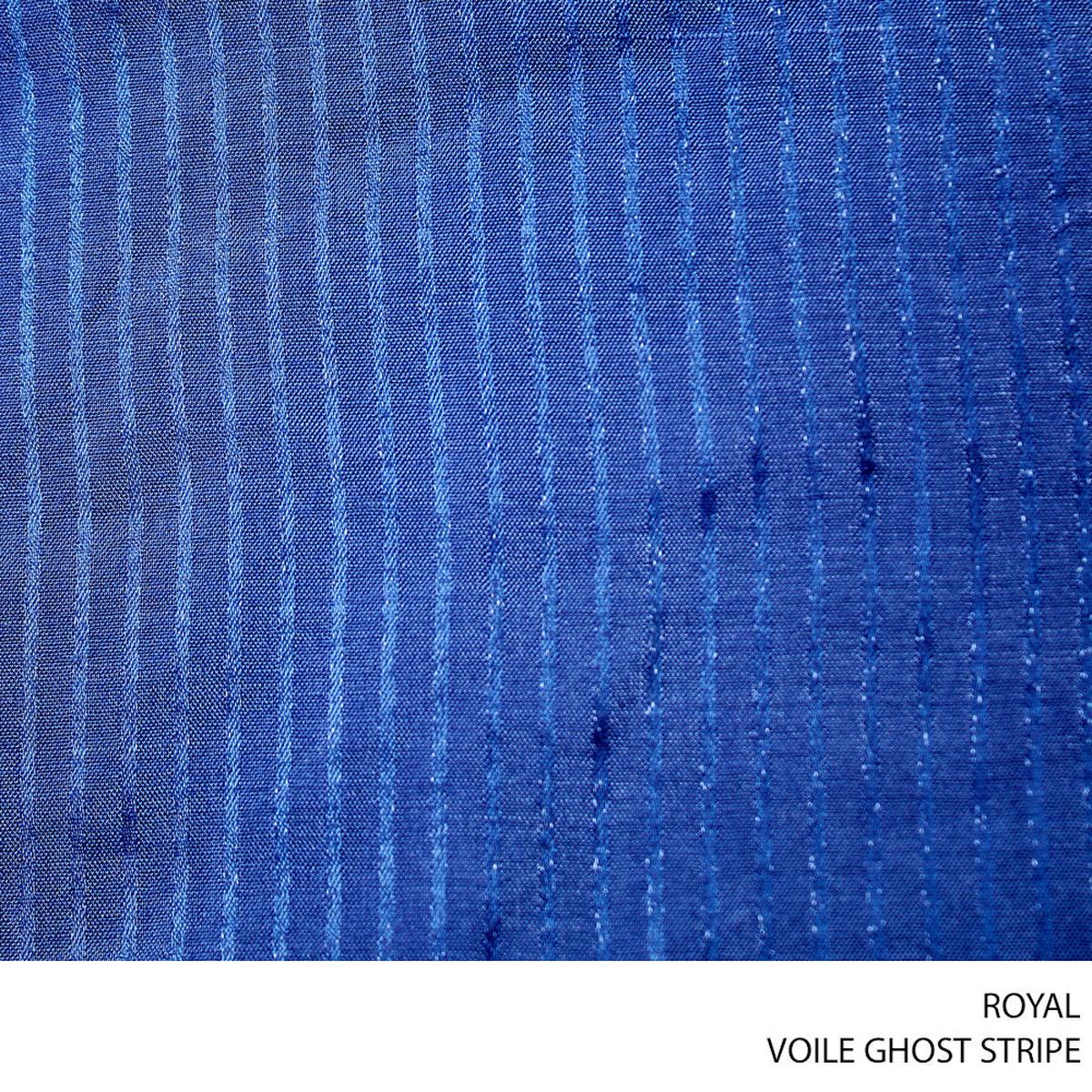 VOILE GHOST STRIPE FABRIC ROYAL ROLL ROLL 001