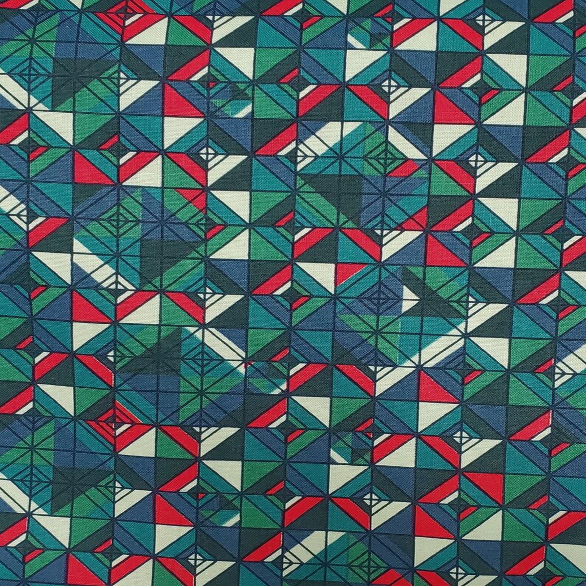 Boundless Rhapsody Squares Cotton Fabric - 1 yard