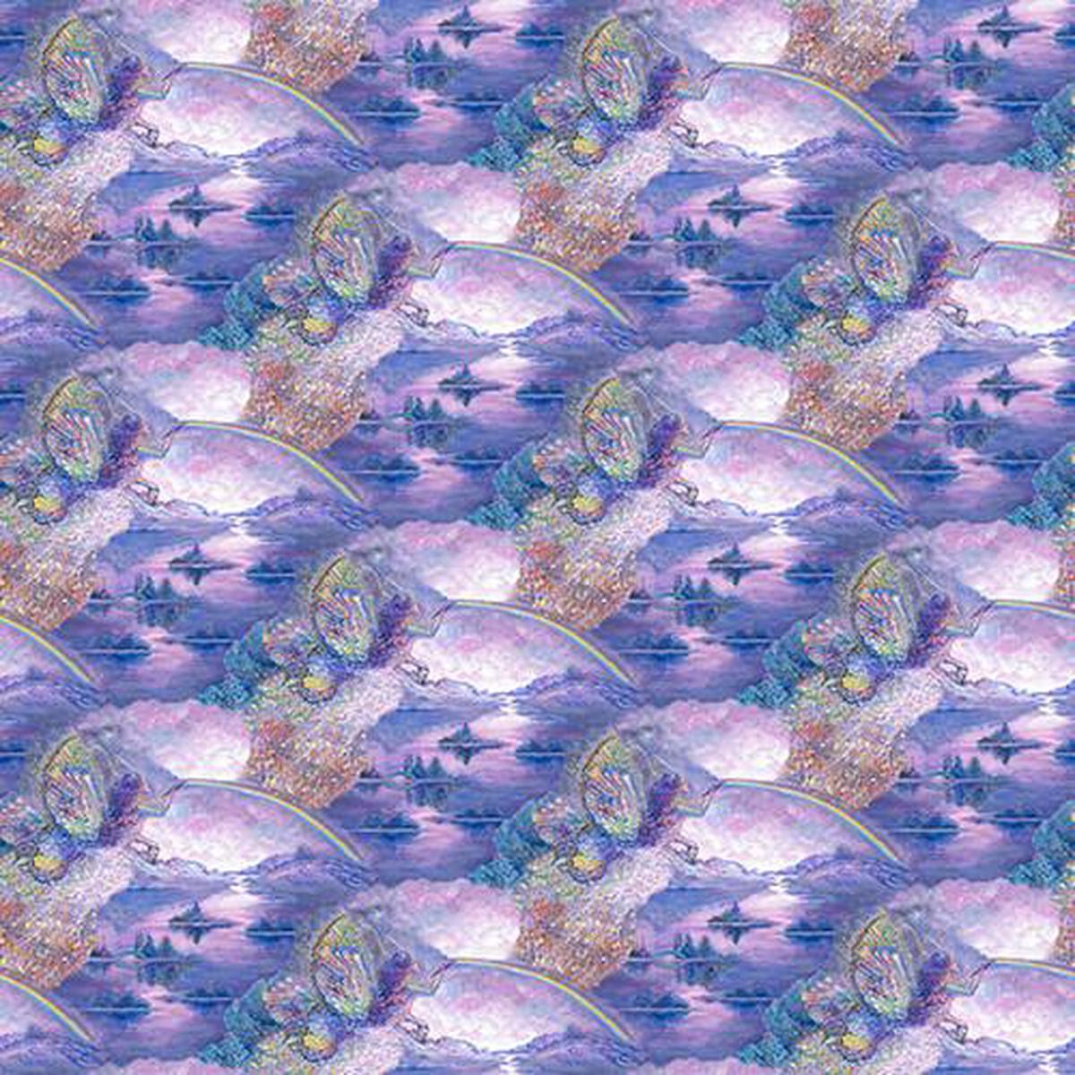 Astral Voyage Astral Rainbows Cotton Fabric
