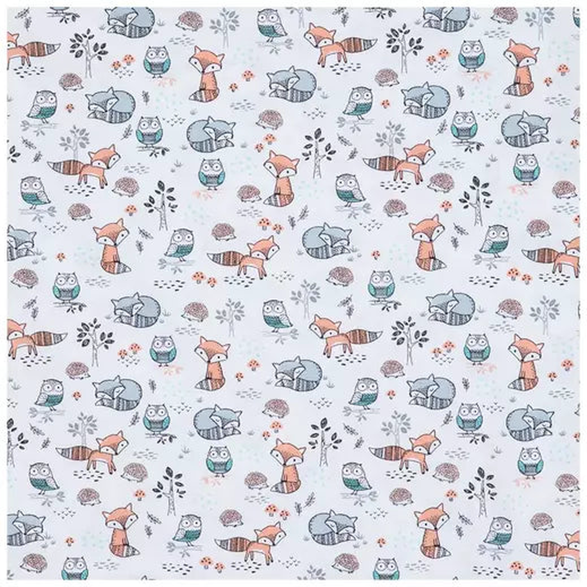 Charming Woodland Cotton Calico Fabric