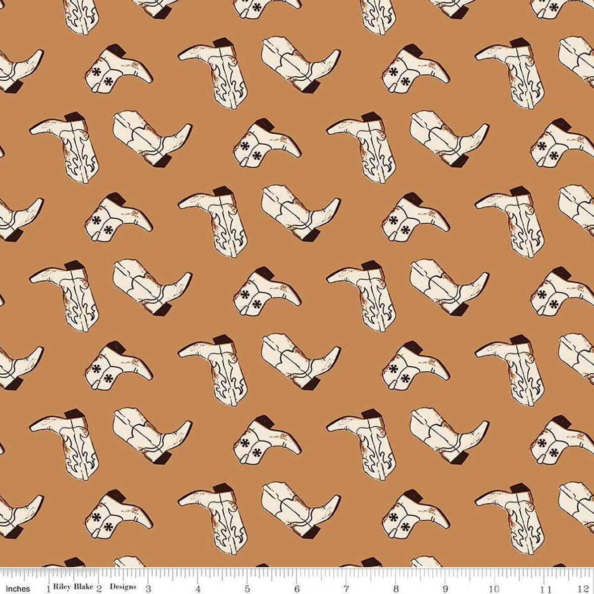 Wild Rose Boots Sienna Cotton Fabric