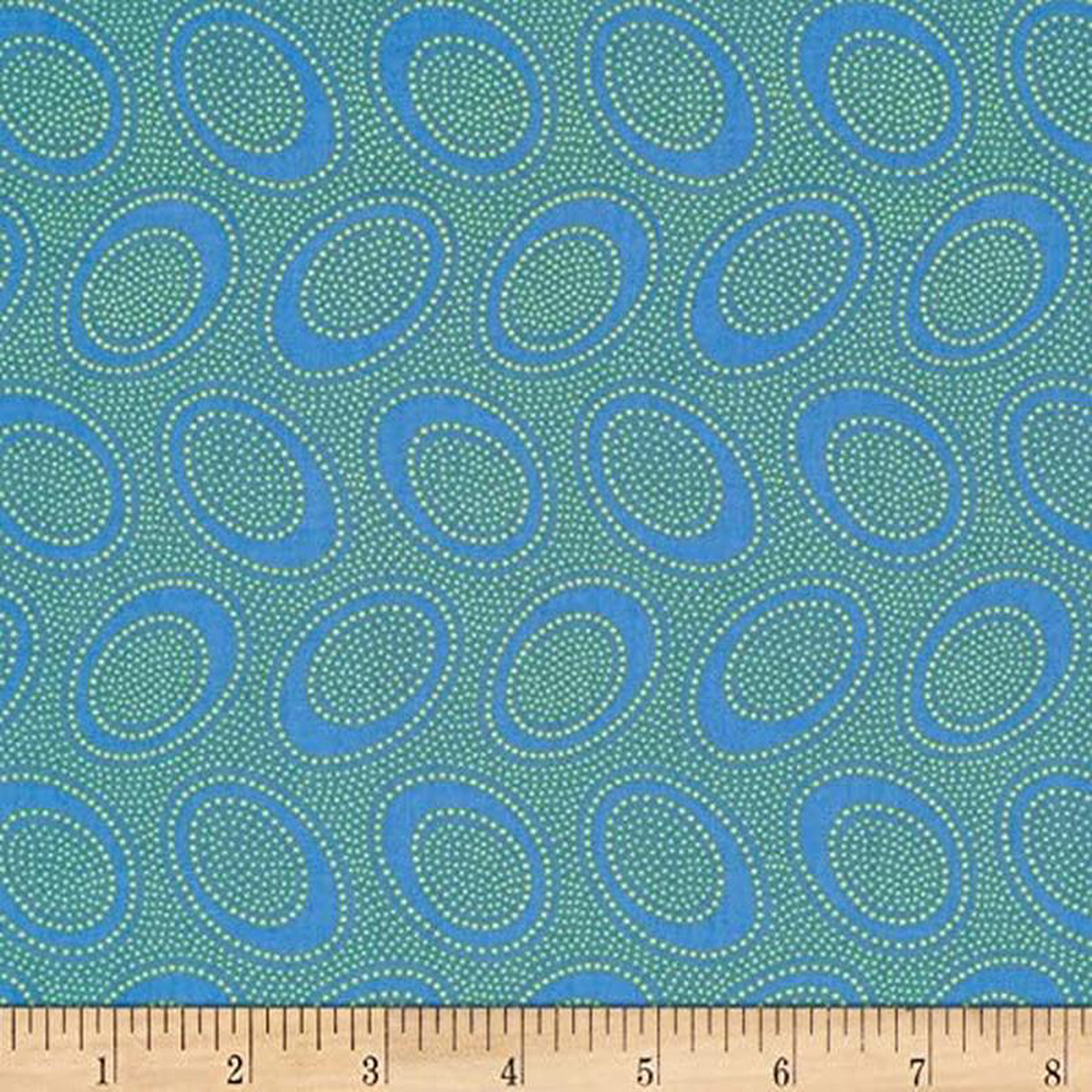 Aboriginal Dot Ocean Classics Kaffe Fassett Free Spirit Cotton Fabric FS GP071OCEAN