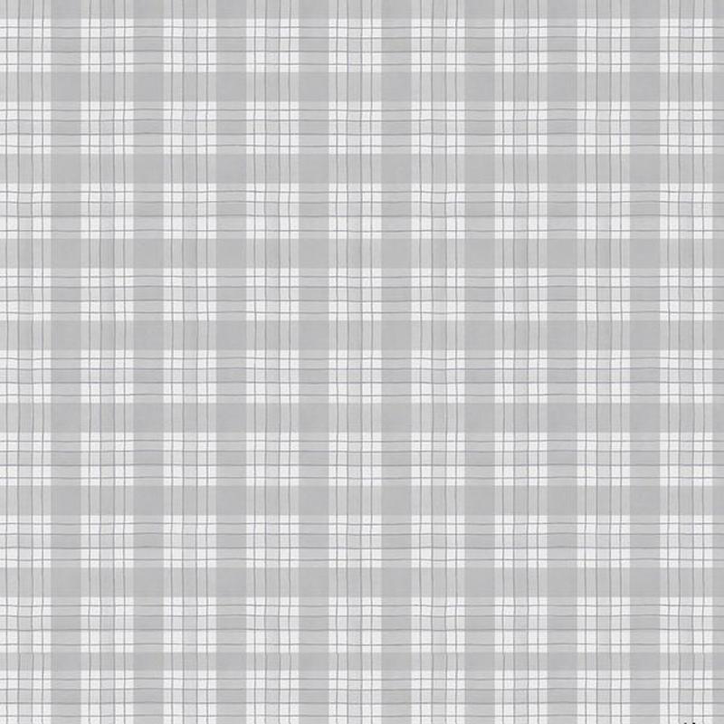 Zest Life Plaid Gray Cynthia Coulter Wilmington Prints Cotton Fabric WP-3063-19159-999
