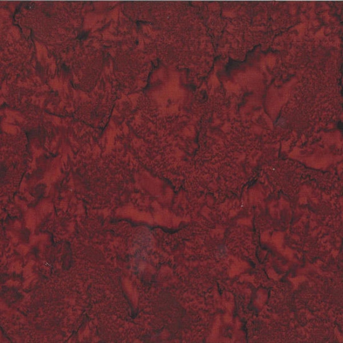 1895 Bali Watercolor Batiks Mahogany Brown Hoffman Fabrics Cotton Fabric HF-1895-125