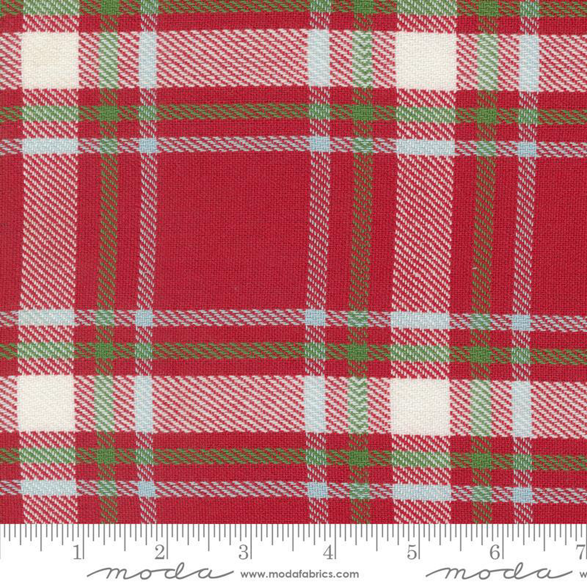 168221 Classic Retro Holiday Toweling Plaid Red Stacy Iest Hsu Moda Cotton Toweling Fabric MD-920-310