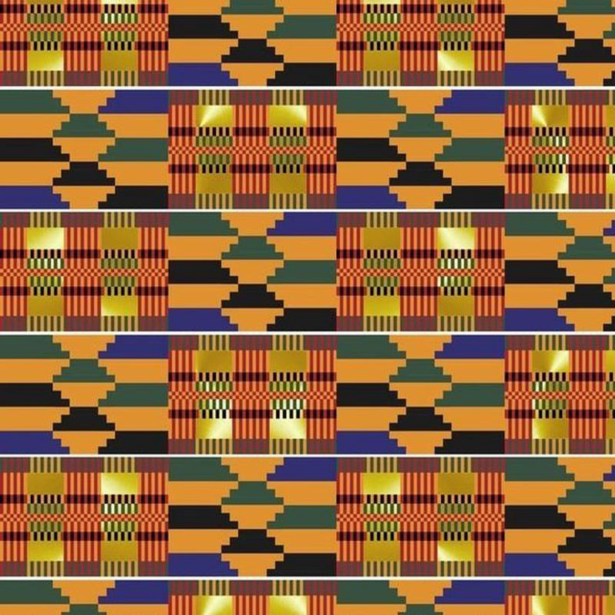 African Continent 8211 Akan Tapestry Metallic Multi David Textiles Cotton Fabric DX-2348-0C-1 Multi