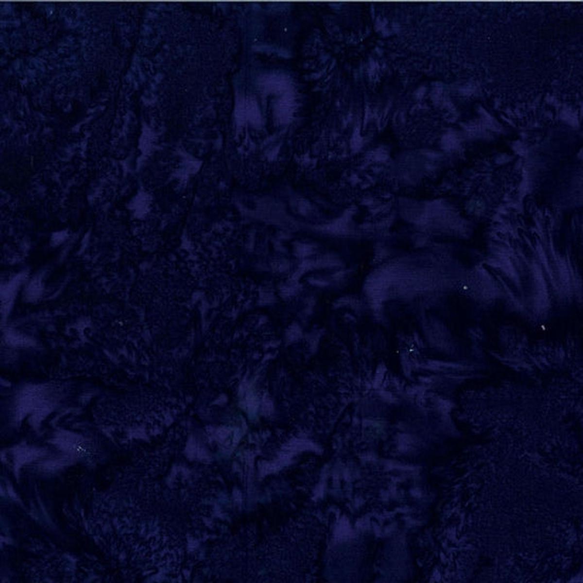 1895 Bali Watercolor Batiks Black Grape Purple Hoffman Fabrics Cotton Fabric HF-1895-197