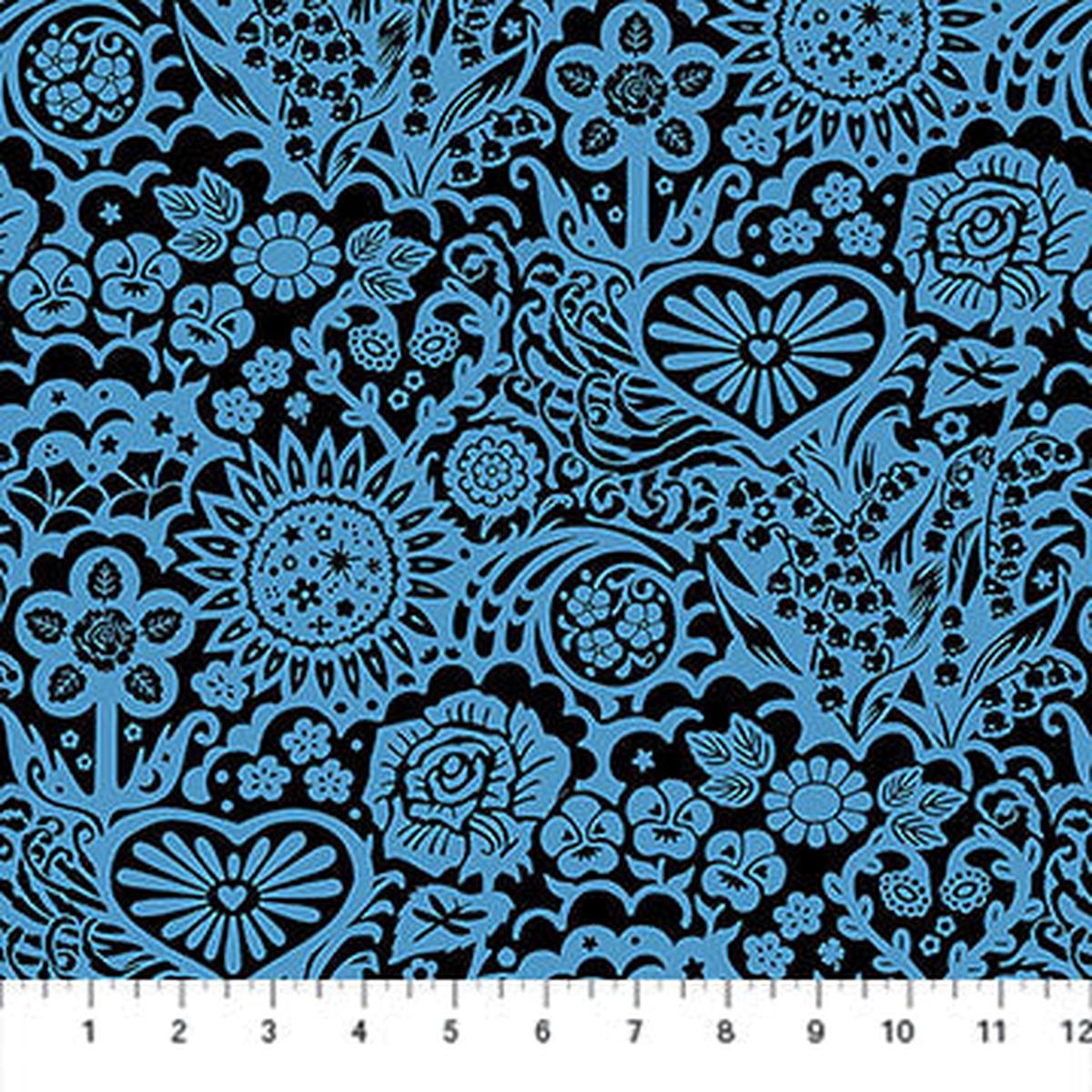 Yesterday Big Heaven Blue Jeans Juliana Horner Northcott Cotton Fabric NC-AMT157-62L