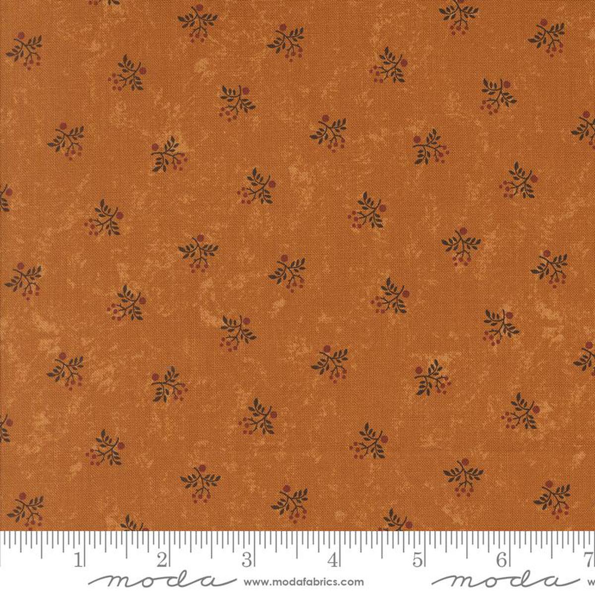 A Vintage Christmas Holly Blenders Gold Kansas Troubles Quilters Moda Cotton Fabric MD-9787-12