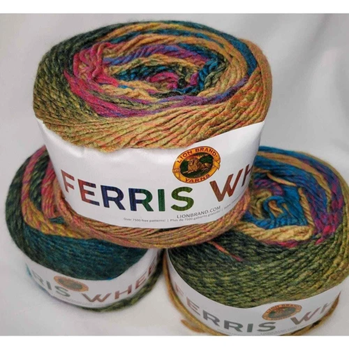 Ferris Wheel Yarn Lot of 3 cakes Summer Day For all Projects Cosplay Gifts Baby