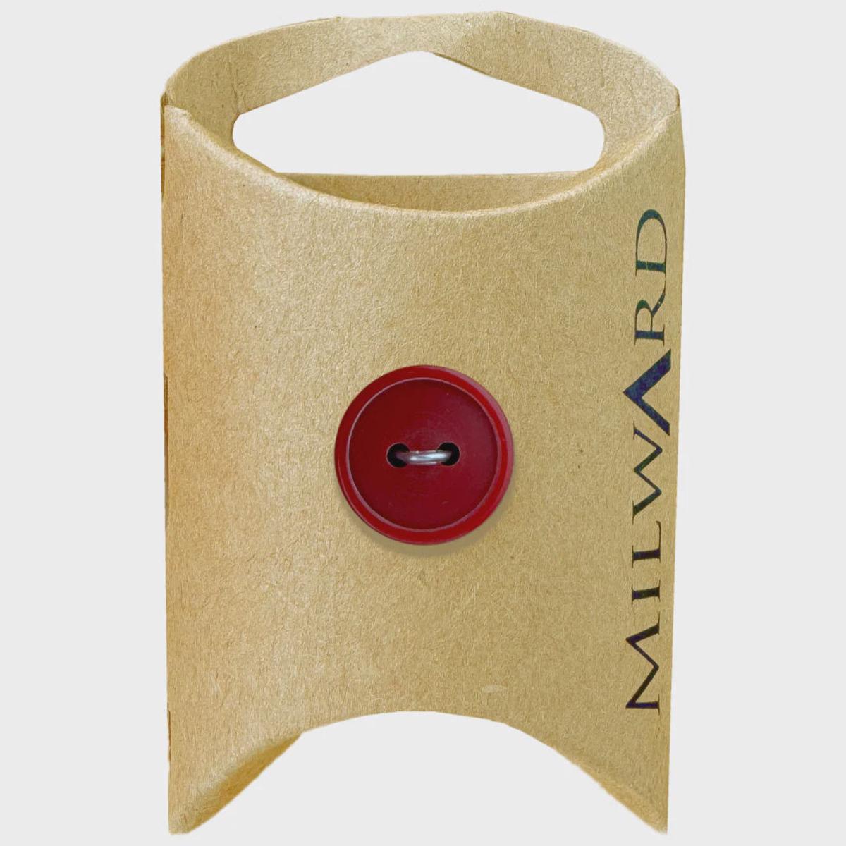 Nylon Basic Buttons / Dark Red (15mm)