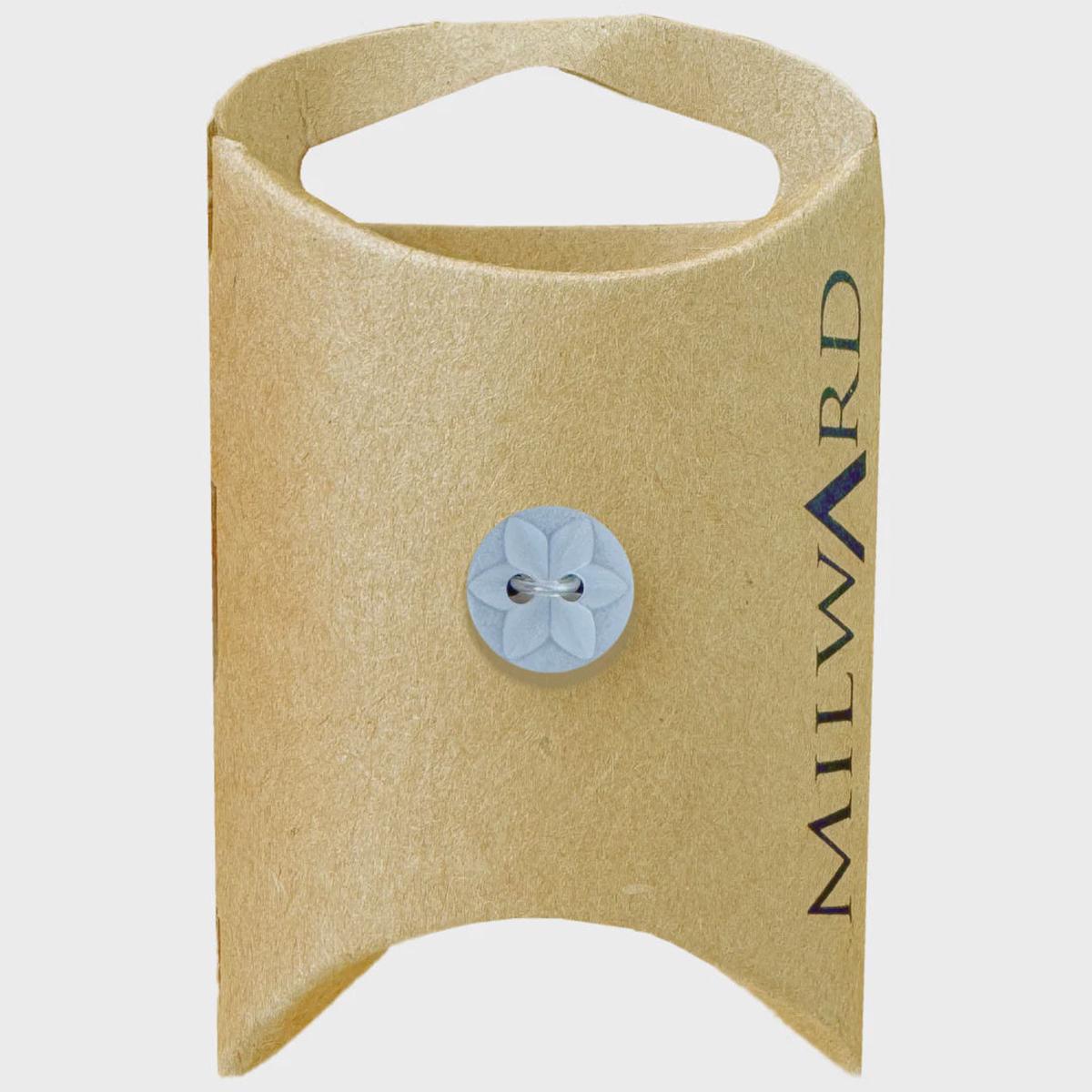 Polyester Star Buttons / Baby Blue (11mm)
