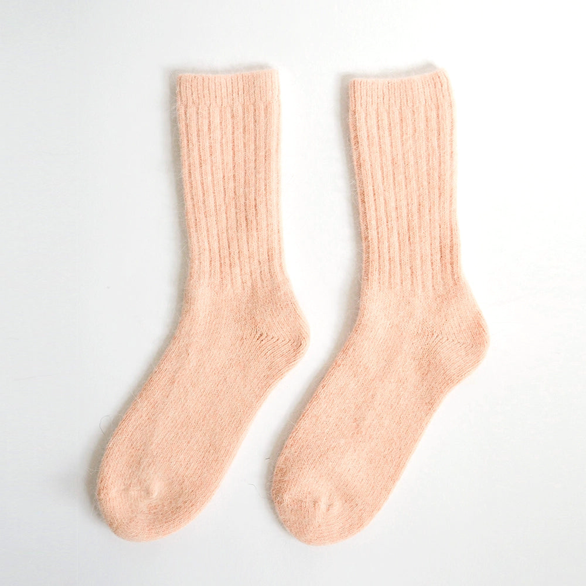 ELMNTL - Super Soft Wool Socks - Peach
