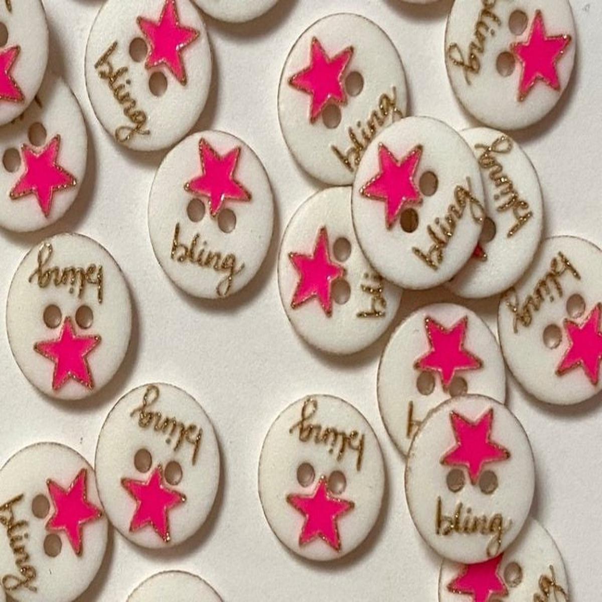 Nylon Bling Buttons / TGB4570 (12mm)