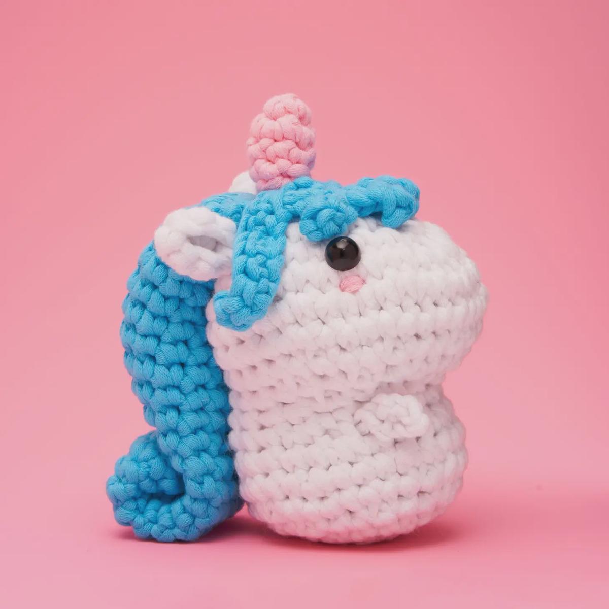 Billy the Unicorn Beginner Crochet Kit (Woobles)