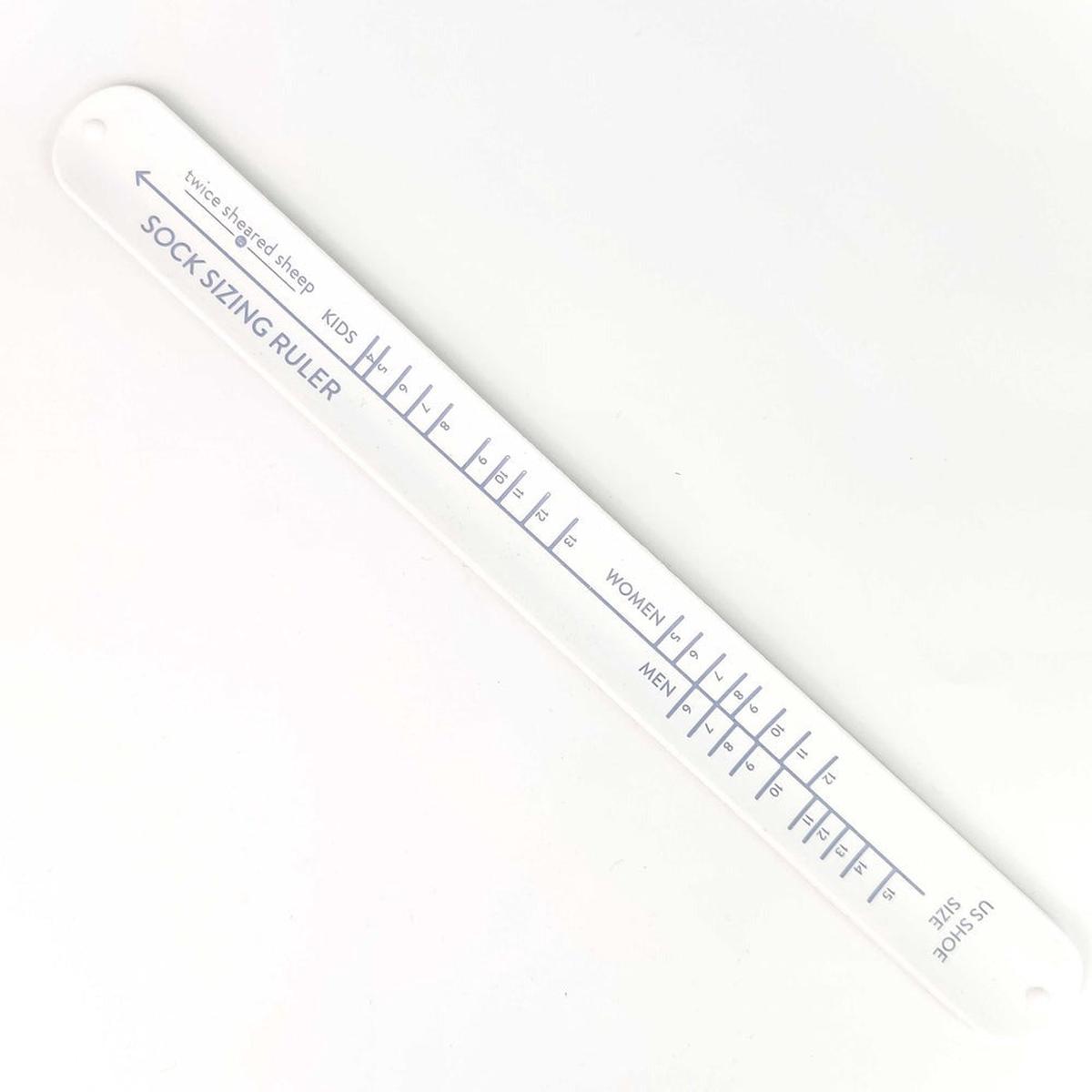 Twice Sheared Sheep Sock Sizing Bracelet Ruler