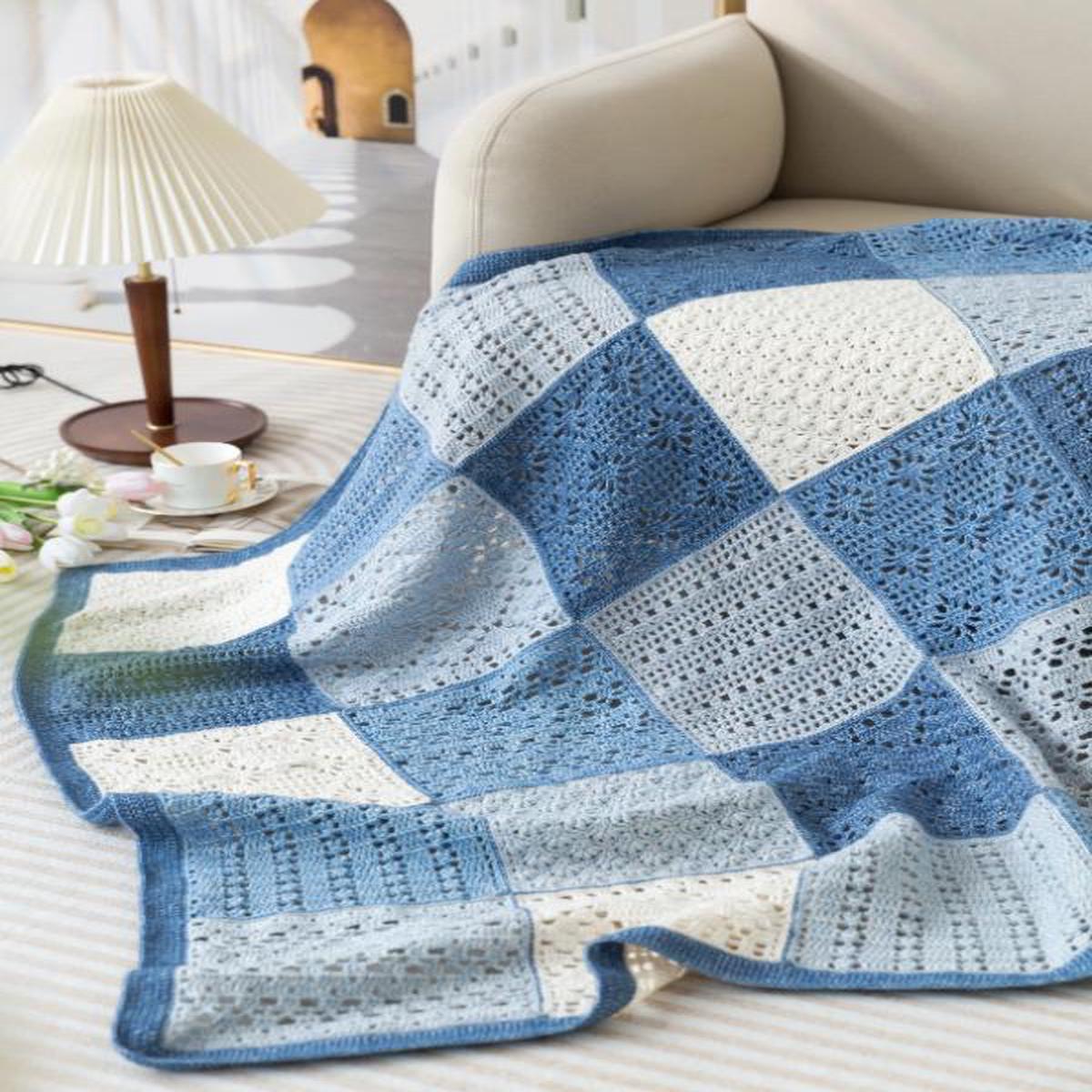 Rain Fog Blanket Crochet Yarn Kit
