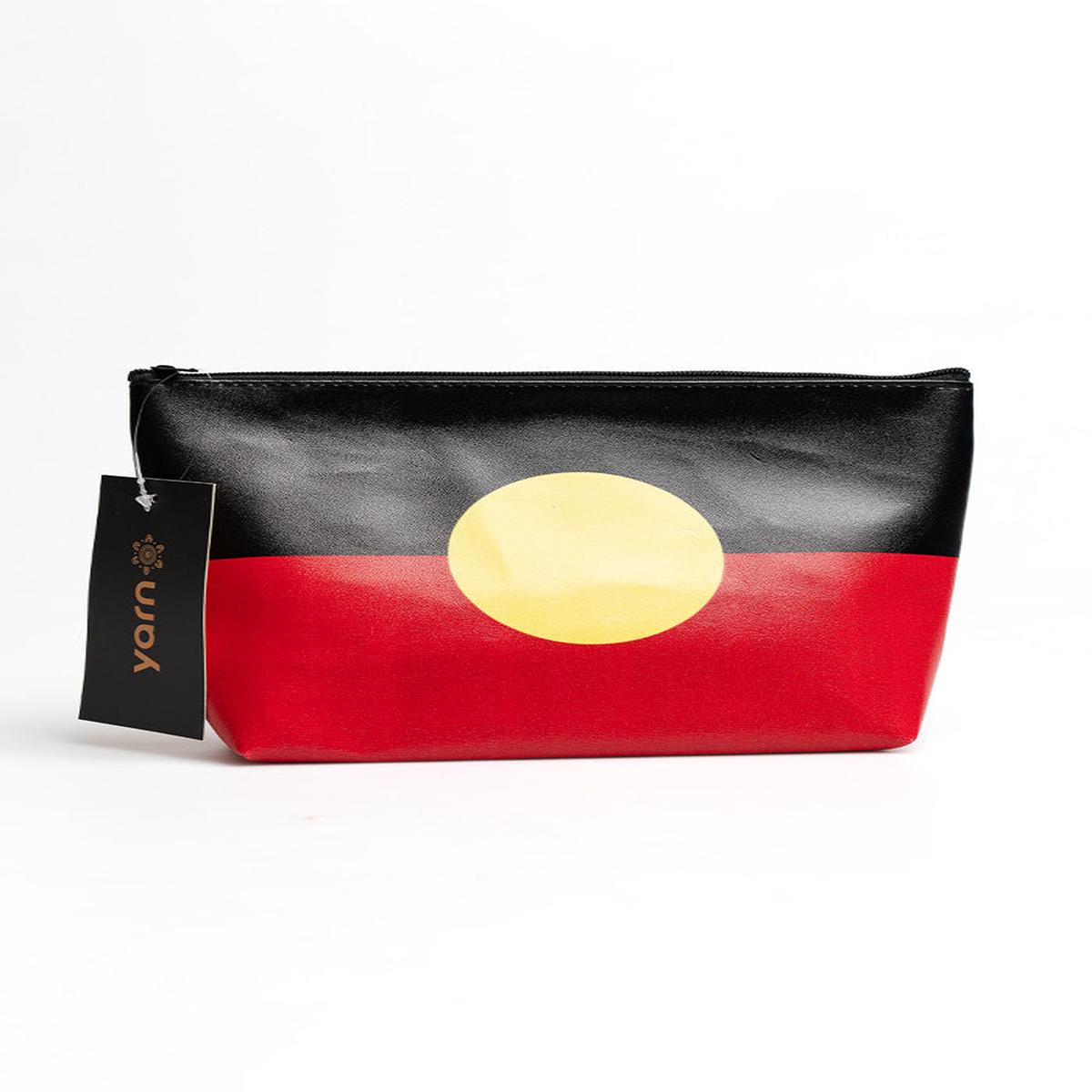 "Raise The Flag" Aboriginal Flag Large Rectangular Pencil Case