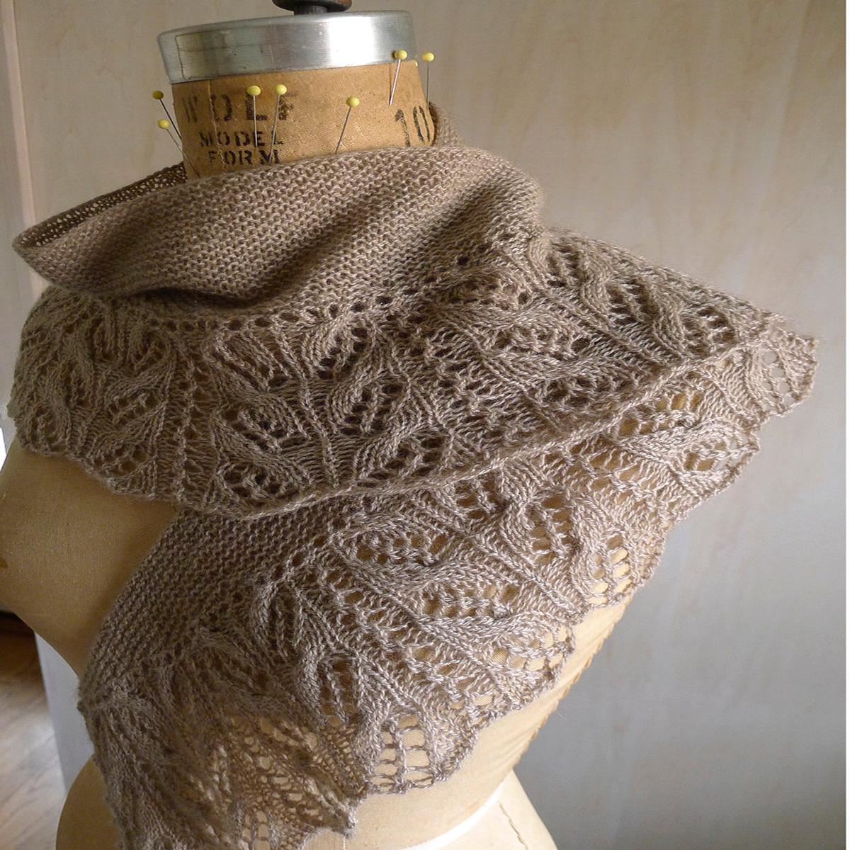 Pea Trellis knitting pattern
