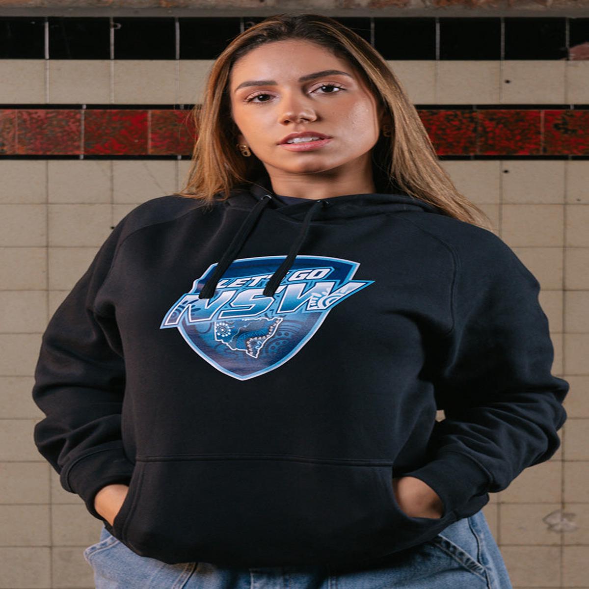Brotherhood Shield Navy Cotton Blend Unisex Hoodie