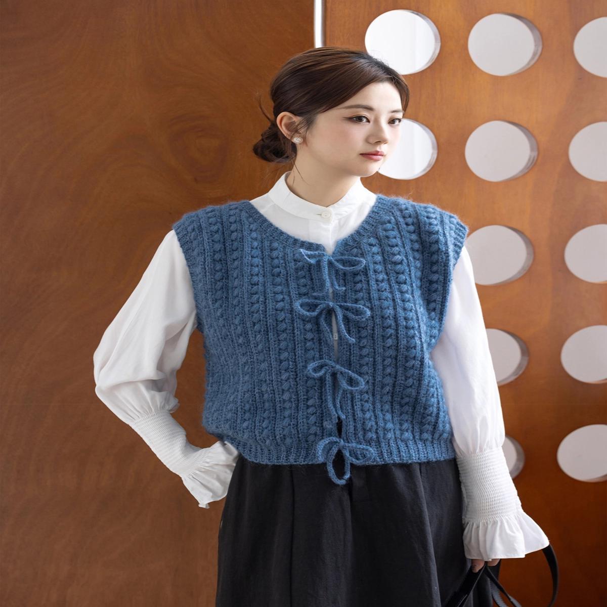 Bowknot Vest Crochet Pattern