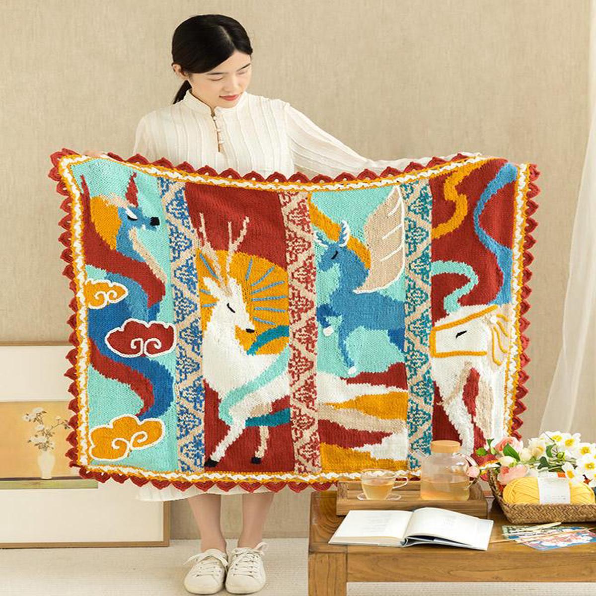 Silk Road Myth Blanket Digital Crochet Pattern