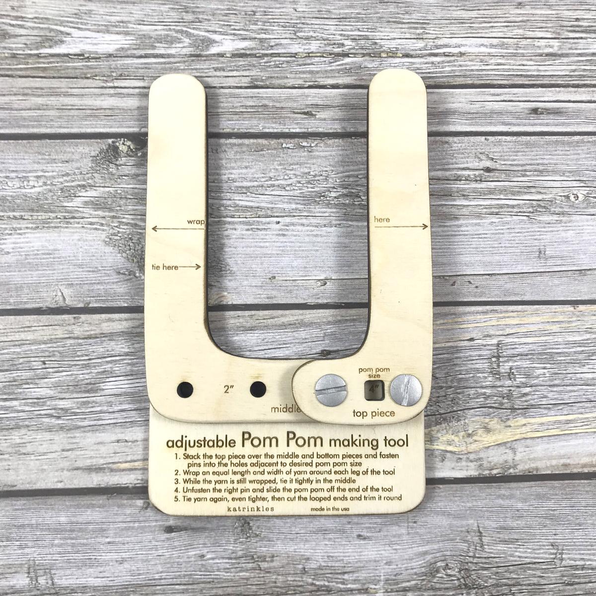 Adjustable Pompom Maker